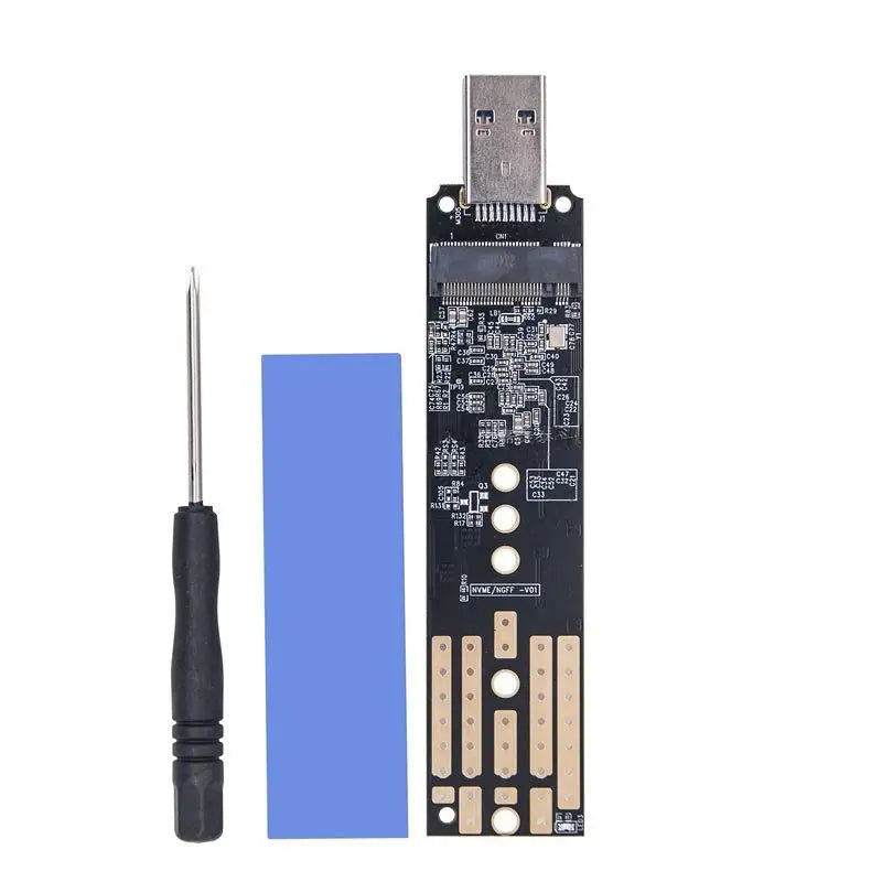 1 Set Riser Card JMS581DL Chip M2 To USB 3.2 GEN2 Type-A M.2 SATA/NVME SSD Adapter Converter Support 2230 2242 2260 2280 M2 SSD Oasis Select Default Title