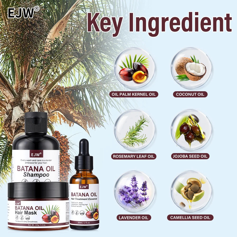 Batana Oil Shampoo for Hair Growth & Hair Loss Reduction Hair Growth Shampoo Oasis Select
