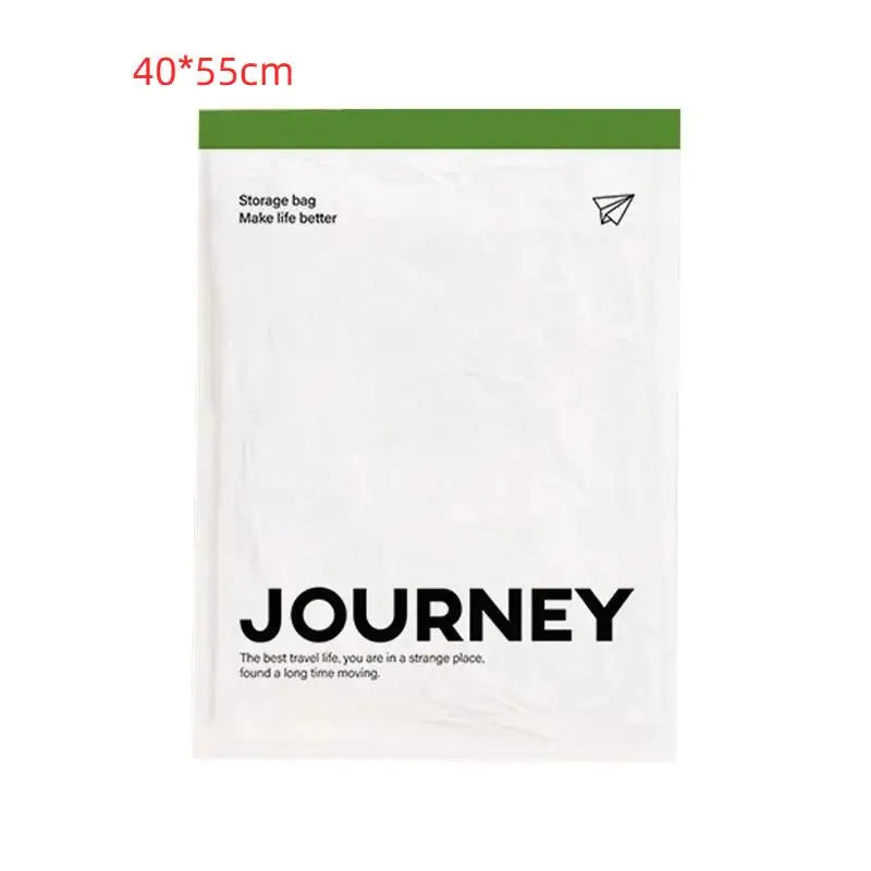 2Pcs Travel Special Hand-Rolled Vacuum Storage Bags No Pump Needed Reusable Space Saver for Luggage Clothes Packing Oasis Select A3