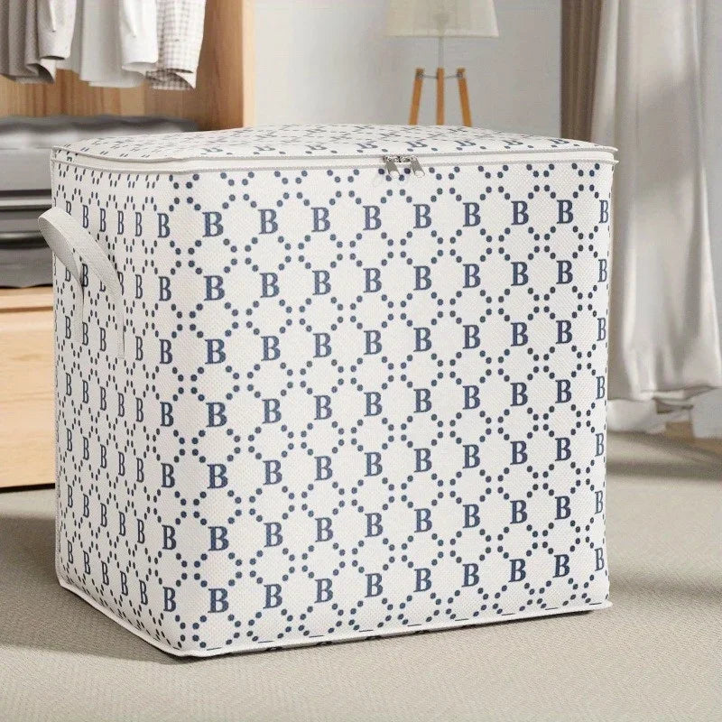 1pc Ultra Large Capacity Dustproof Clothes & Quilt Storage Bag, Home Moving Packing Travel Organizer, Multipurpose Storage Bag Oasis Select