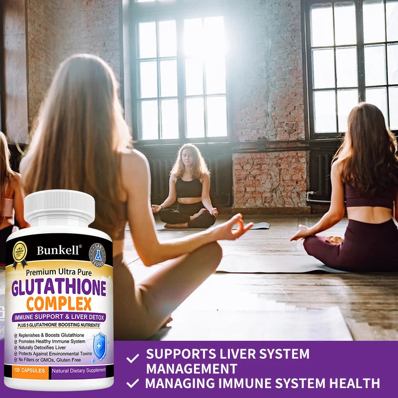 Glutathione Collagen Capsules – Skin Brightening & Anti-Aging Antioxidant Supplement Oasis Select