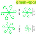 Flower Plant Stem Support Stakes Climbing Houseplant Stand Frame Plastic Garden No Stake Trellis Indoor Plant Holder Rack Hoops Oasis Select 4pc