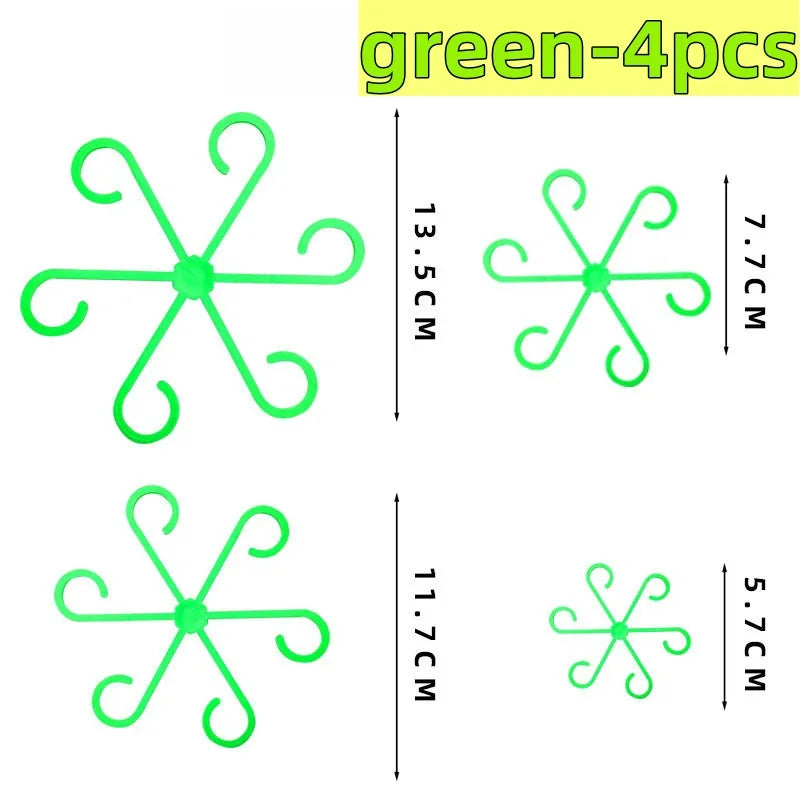 Flower Plant Stem Support Stakes Climbing Houseplant Stand Frame Plastic Garden No Stake Trellis Indoor Plant Holder Rack Hoops Oasis Select 4pc
