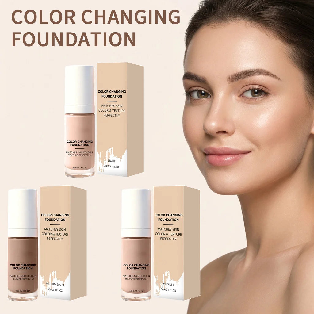 Color Changing Foundation – Full Coverage Waterproof Liquid Liquid Foundation Oasis Select