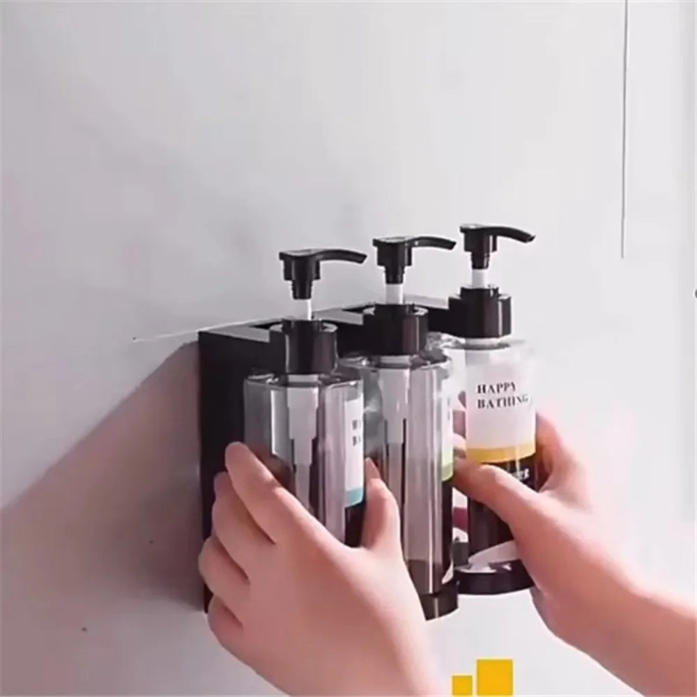 300ml Wall-Mounted Shampoo & Body Wash Pump Dispensers