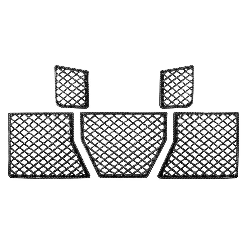5 Pieces Front Bumper Center Lower Grille Mesh Guard for BMW G87 M2 2023-2025 Mesh Design for Enhanced Cooling and Vehicle Style Oasis Select Carbon Look China Mainland
