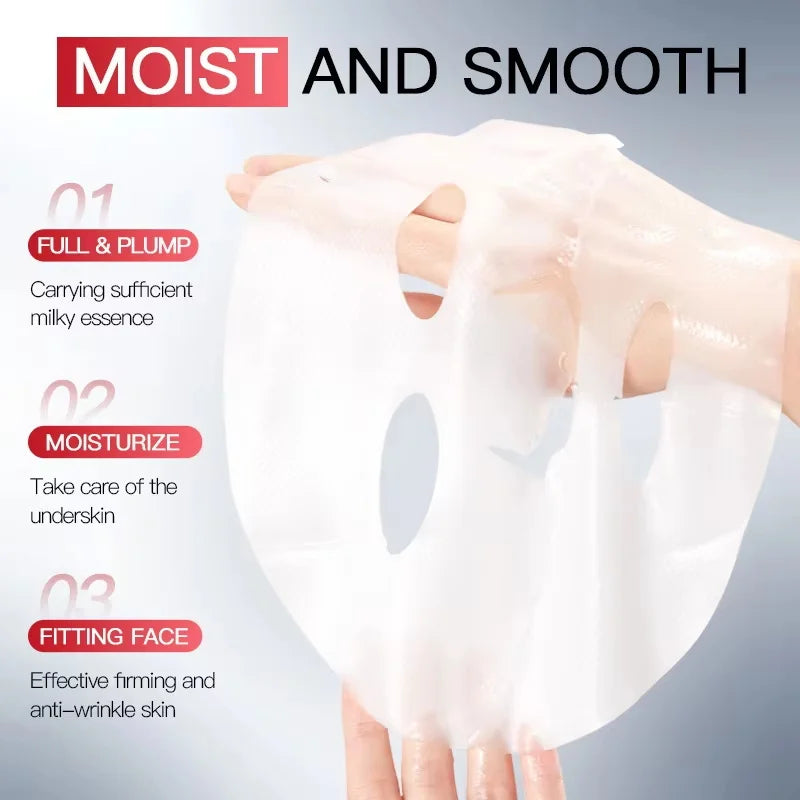 SADOER Collagen Facial Mask – Hydrate, Firm & Brighten Skin Collagen Face Mask Oasis Select