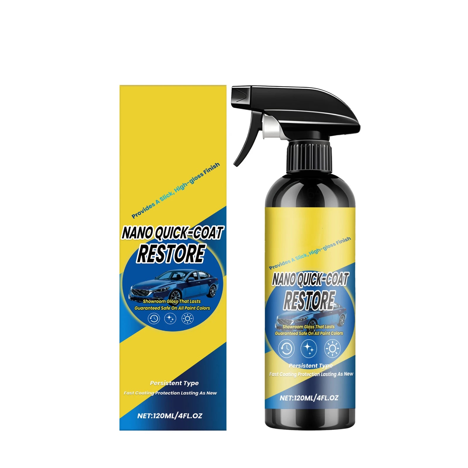 Car Ceramic Coating Spray 120ml – High Gloss & Long-Lasting Ceramic Coating Spray Oasis Select