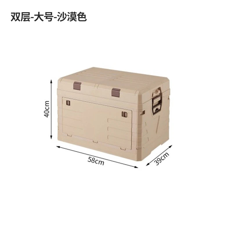 Multi-functional Outdoor storage box Household dustproof portable foldable large camping side door storage box Car finishing box Oasis Select 2nd Large Color