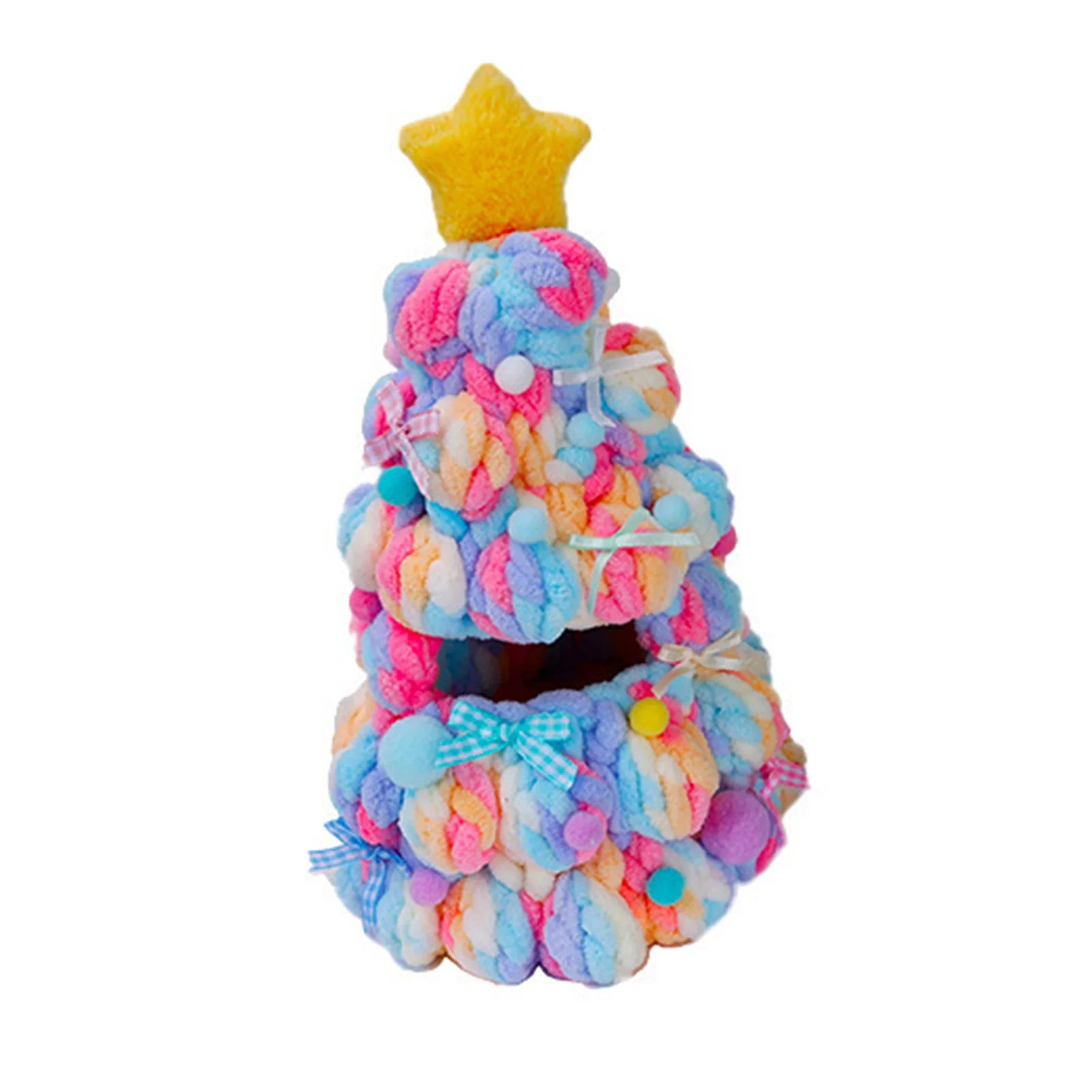 Handmade Crochet Christmas Tree Doll Outfit | 17cm Plush Doll