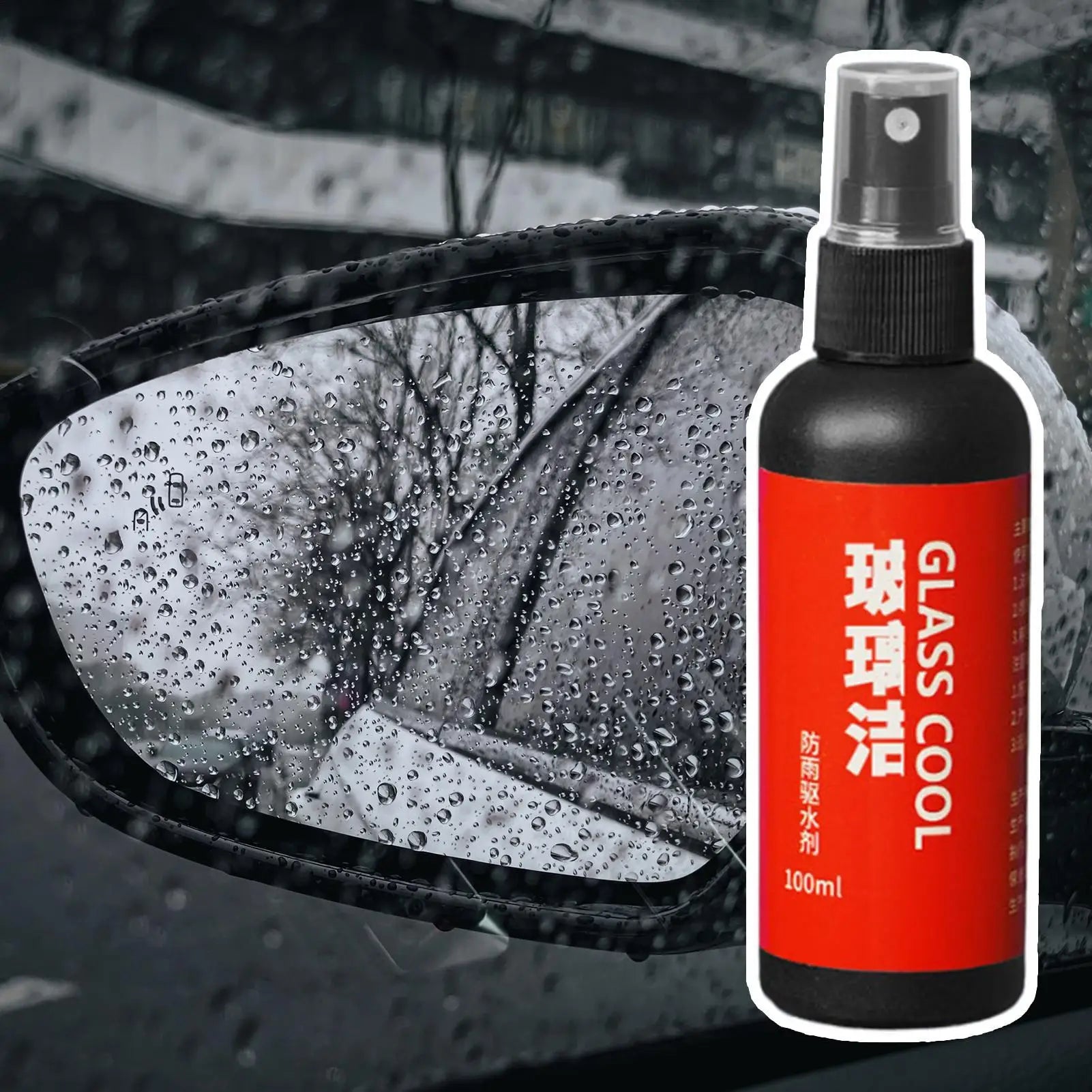 Car Window Anti Rain 100ml Rain Prevention Waterproof Agent Windshield Cleaner Anti Fog Agent for Vehicle Windscreen Maintenance Oasis Select