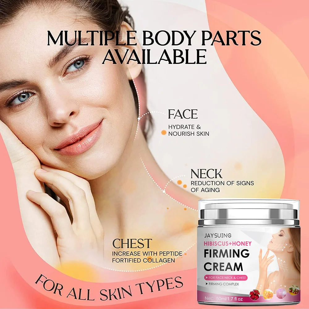 Hibiscus & Honey Firming Face, Neck & Eye Cream 50ml