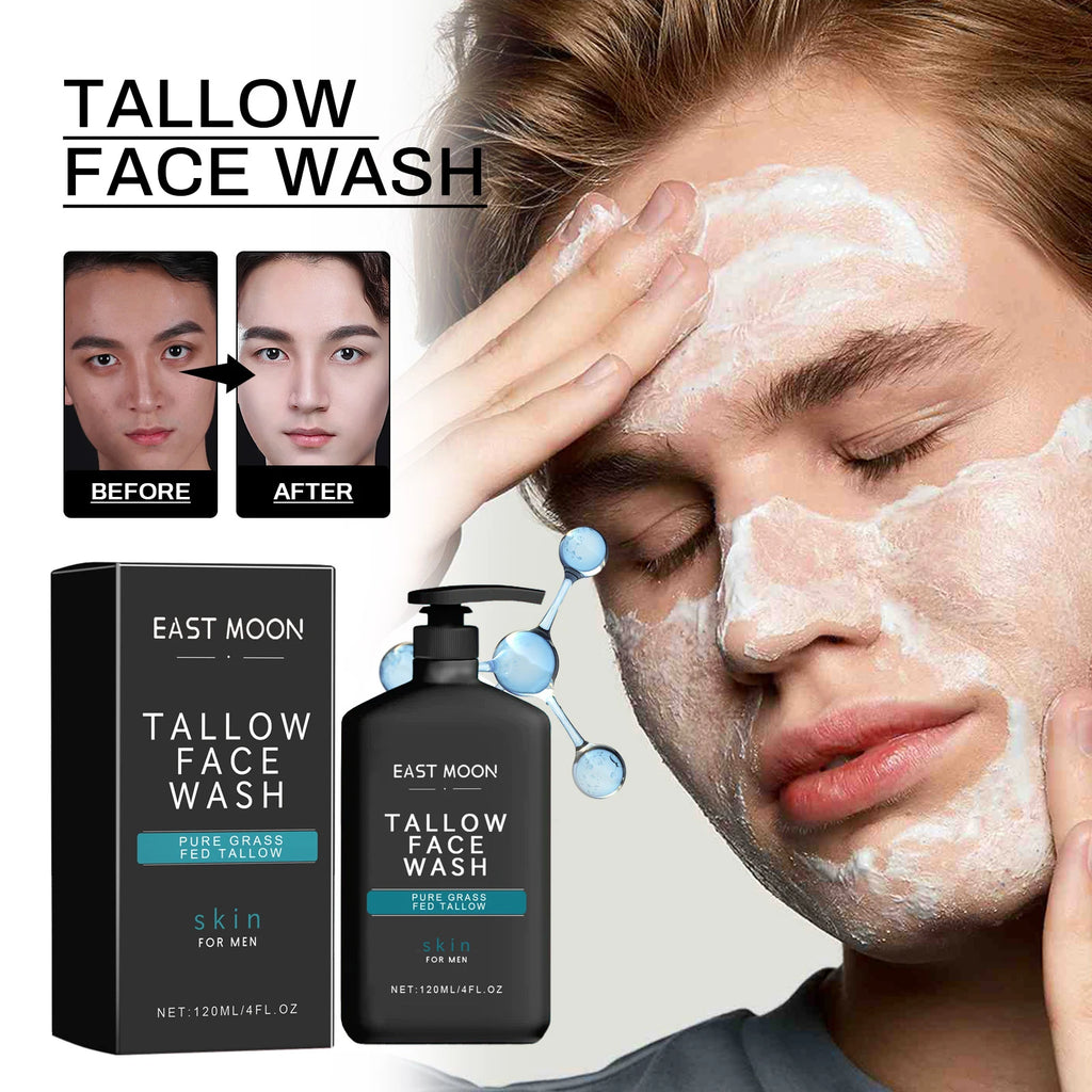 East Moon Men's Facial Cleanser – Oil Control & Acne 120ml Men's Facial Cleanser Oasis Select