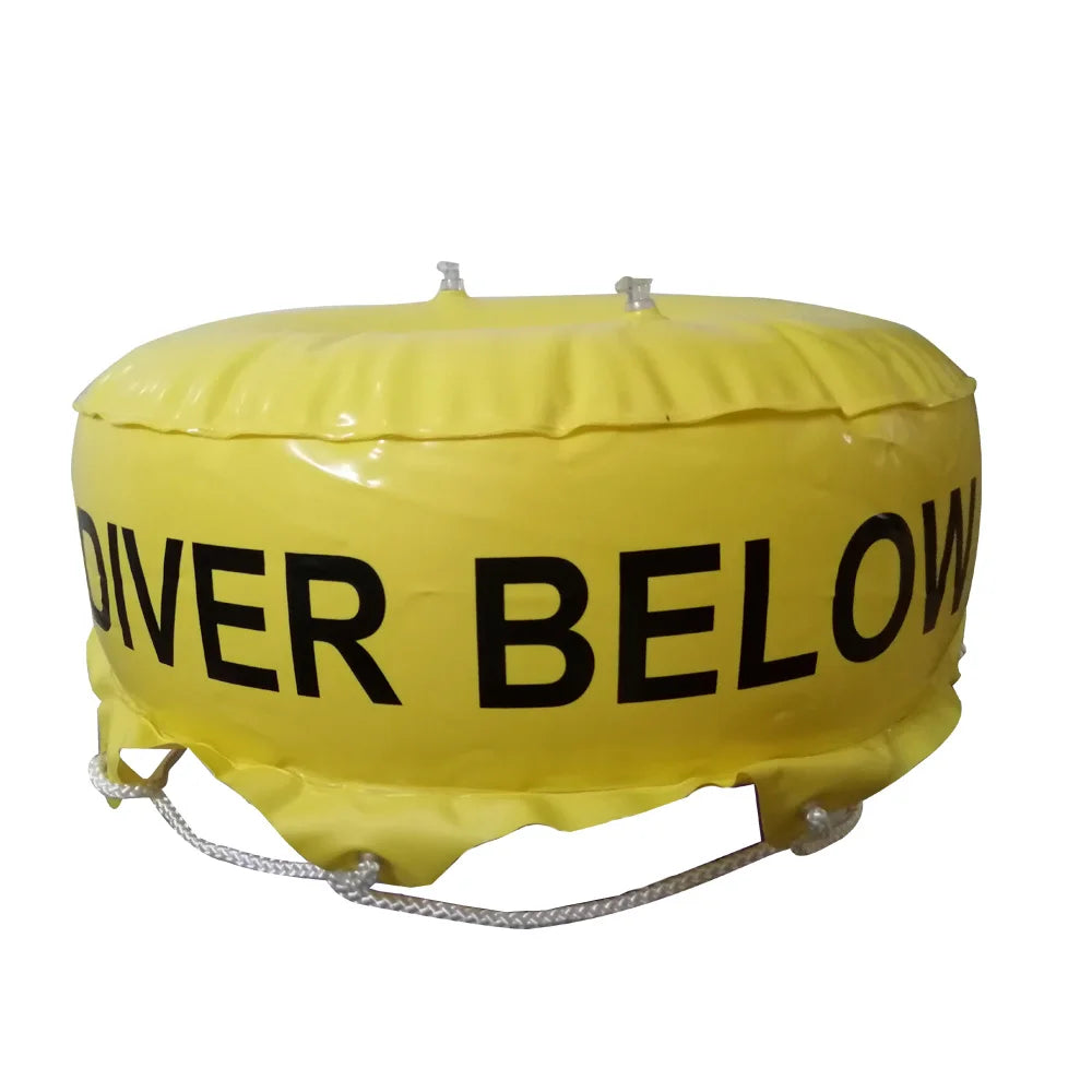 Scuba Diving Deluxe Diver Below Flag Float without flag Inflatable Diver Down Flag Bouy for Wreck Cave Diving Oasis Select