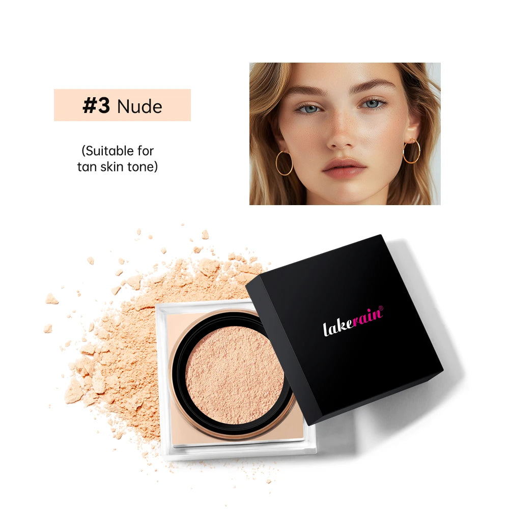 Lakerain Loose Baking & Setting Powder – Matte Oil Control