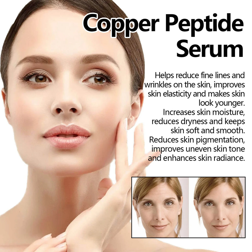 Eelhoe Copper Peptide Face Serum – Fine Lines & Repair 30ml Copper Peptide Serum Oasis Select