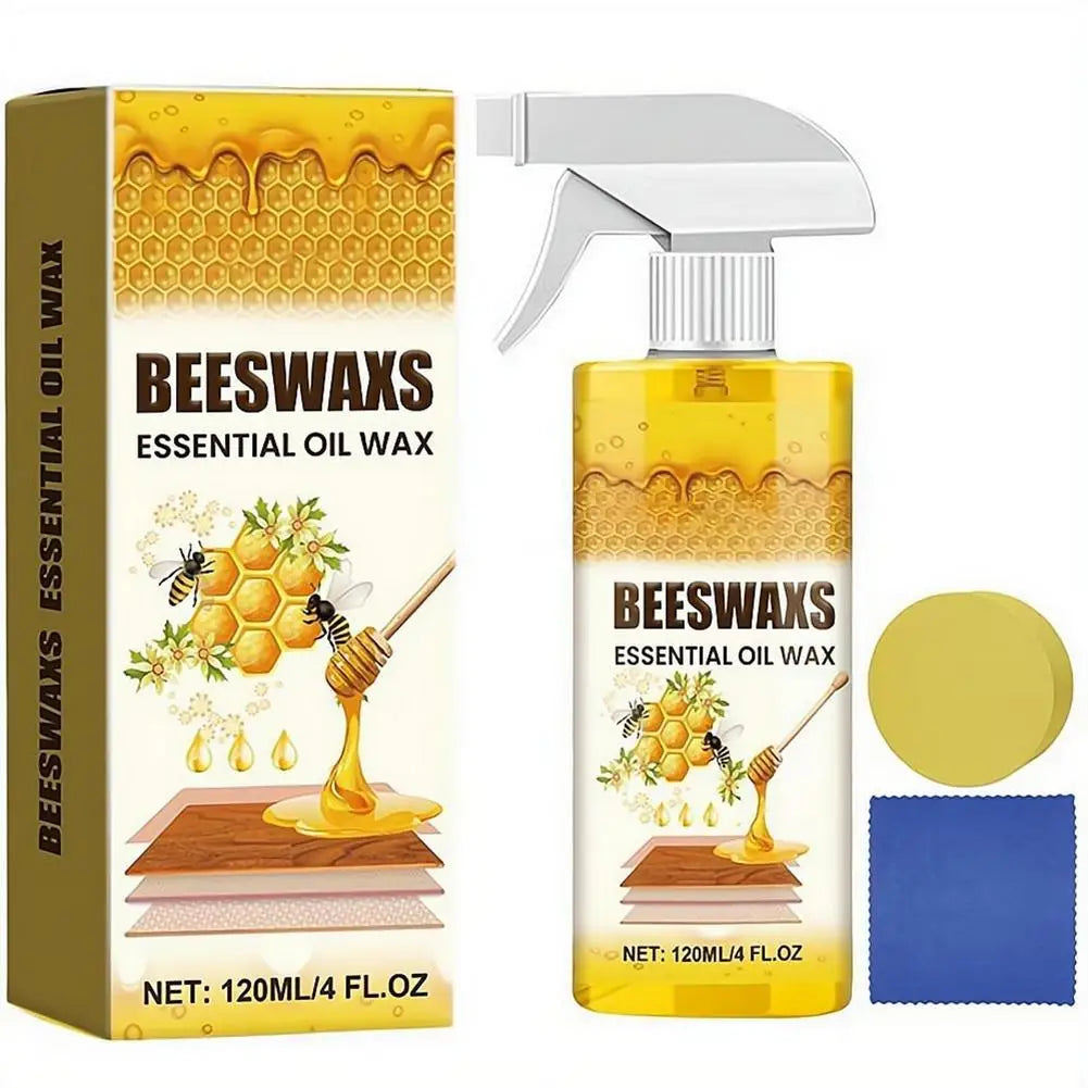 Wood Polishing Beeswax Spray Furniture Care Polishing Scratch Wear Repair Anti-Crack Long Lasting Protective Maintenance Spray Oasis Select