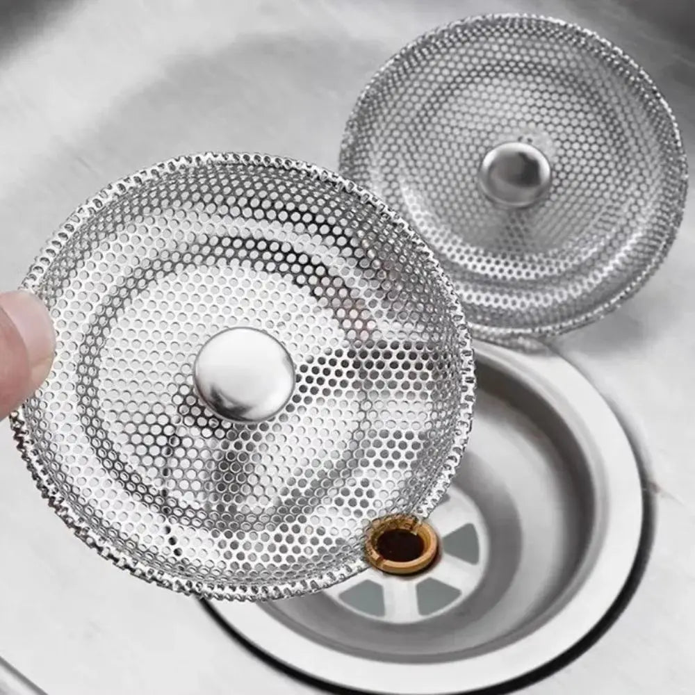 Stainless Steel Sink Drain Strainer & Hair Catcher Mesh Filter