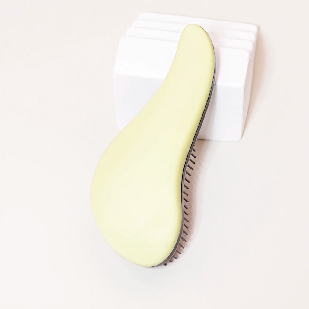 Antistatic massage brush winding shower massage brush wet hair curly brush salon hairdressing tool Special for real hair wigs Oasis Select haitunshuan-huang