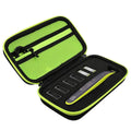 1PCS Portable Travel Shaver Storage Box EVA Shaver Bag, Lightweight And Waterproof for Philips One Blade Green/ black Oasis Select green