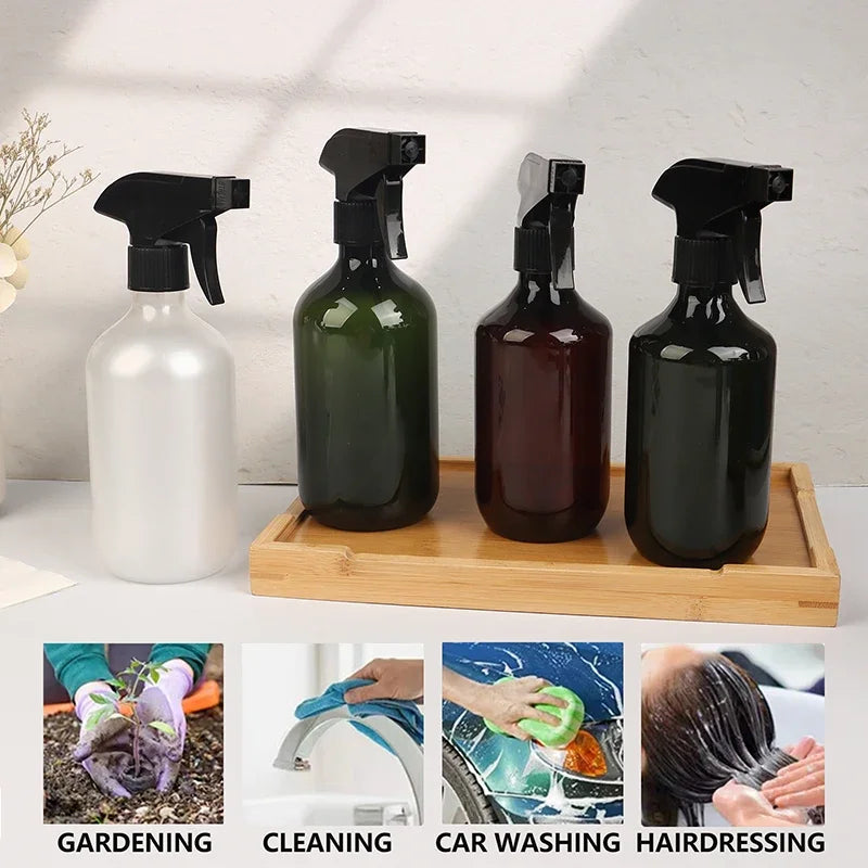 300/400/500ml Spray Bottle Plant Flower Herb Sprayer Garden Watering Pot Refillable For Plants Cleaning Solutions Hair Accessor Oasis Select