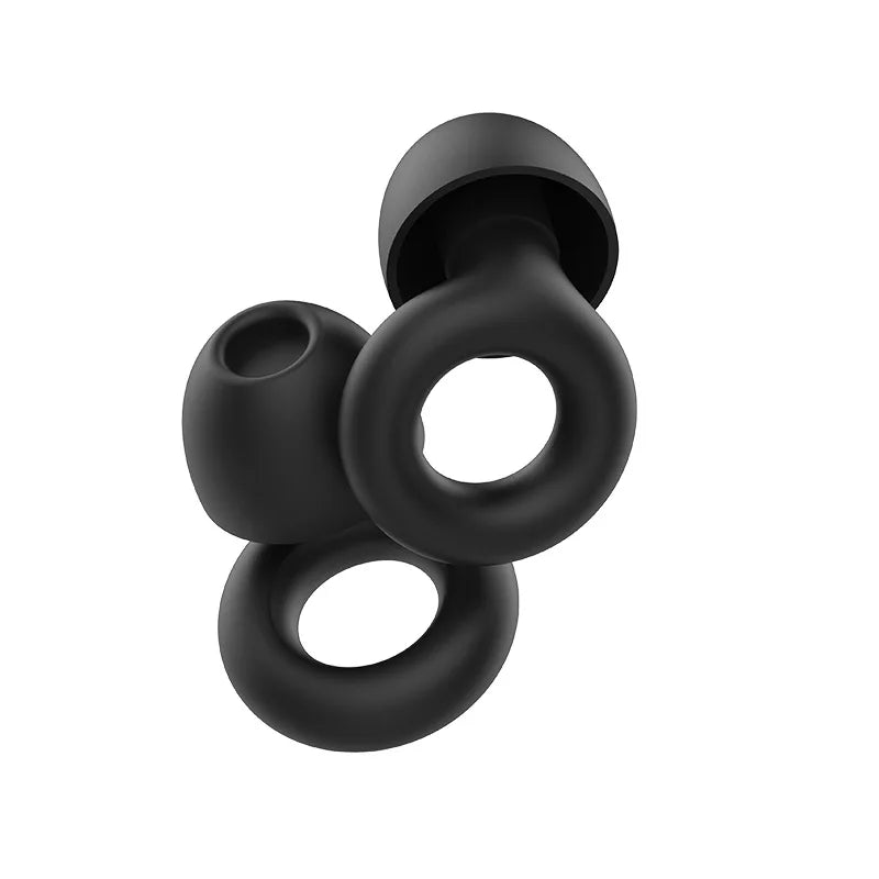 1 Pair Soft Silicone Soundproof Earplugs Reusable Anti Noise Ear Plugs Non Slip for Sleep Swimming Surfing Water Sports Oasis Select