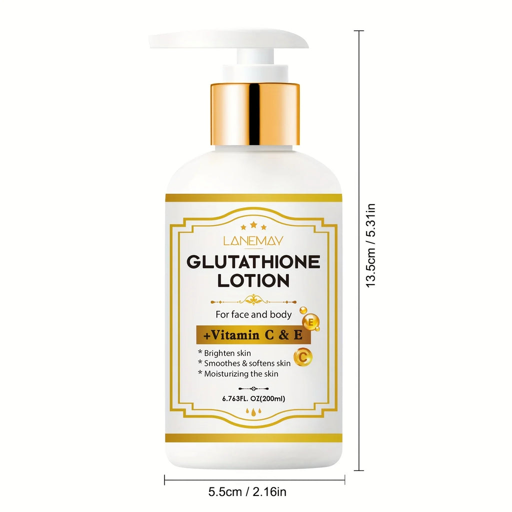 Glutathione Lotion Vitamin C & E – Brightening Body Moisturizer Body Brightening Lotion Oasis Select