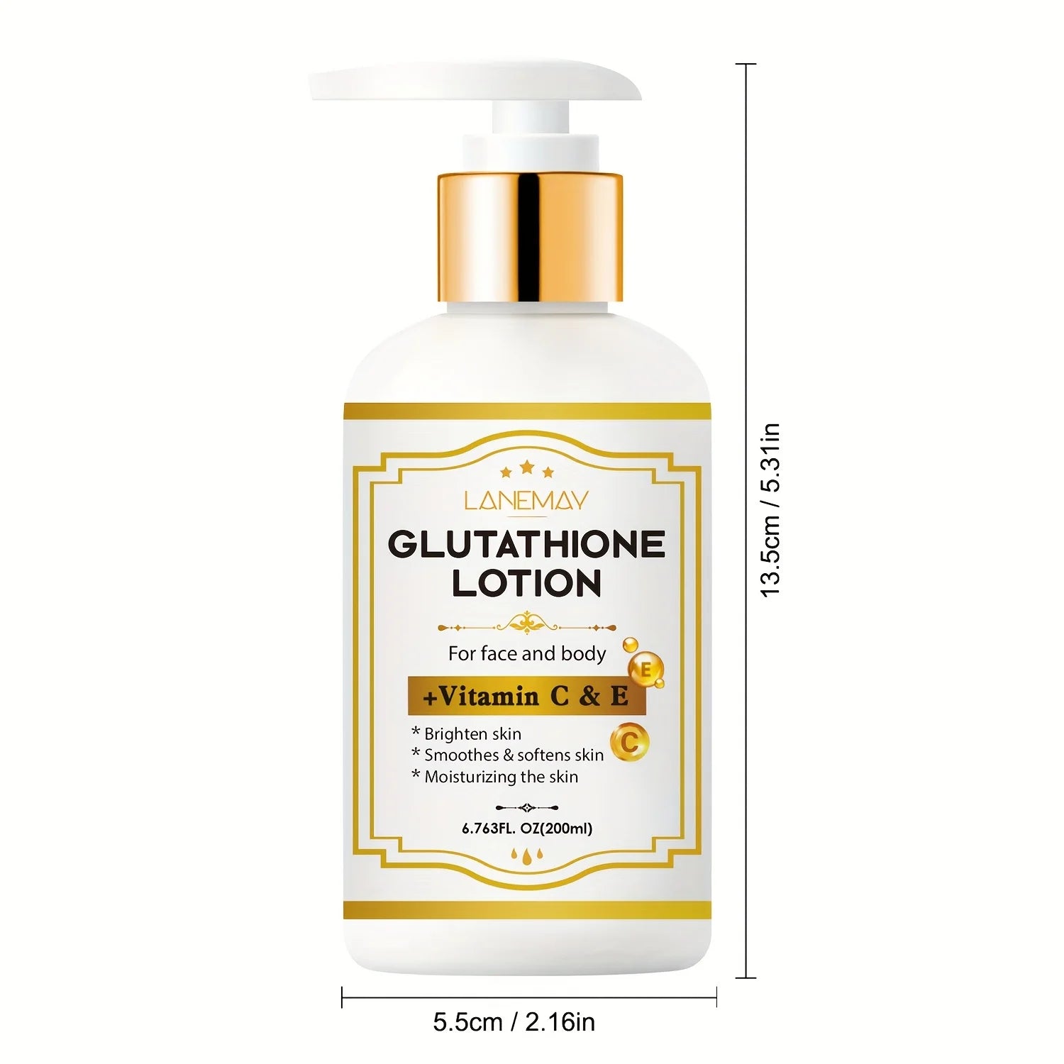 Glutathione Lotion Vitamin C & E – Brightening Body Moisturizer