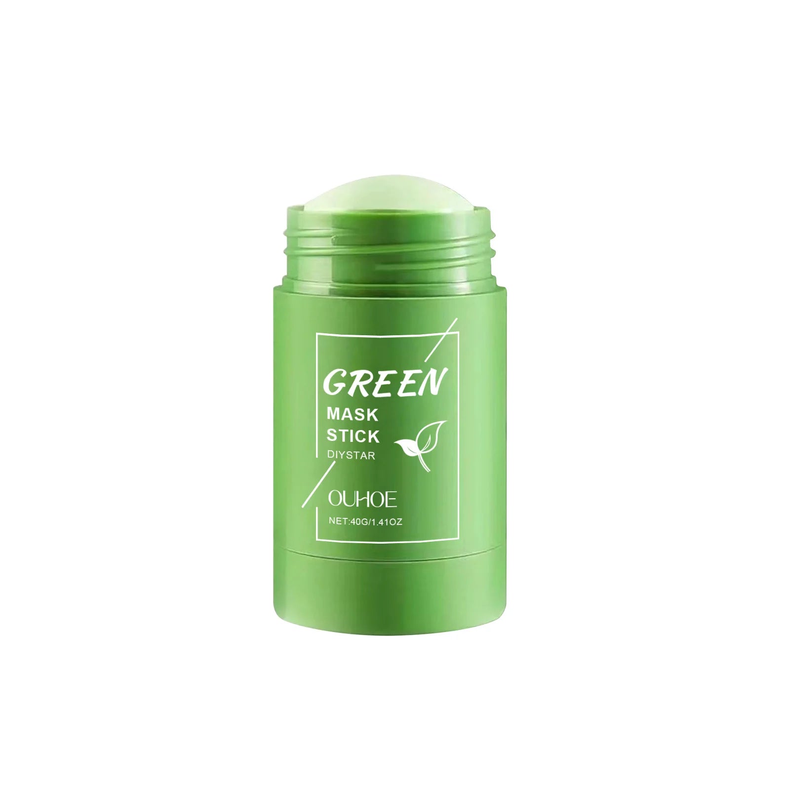 Green Tea Solid Cleansing Mask Stick – Pores & Blackheads Clay Face Mask Stick Oasis Select 40g B