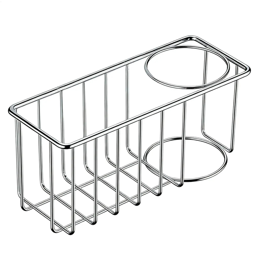 Sponge Holder For Kitchen Sink stainless steel Storage Rack for Sponge Brush Dishwashing Liquid Drainer Rack Kitchen Organizer Oasis Select