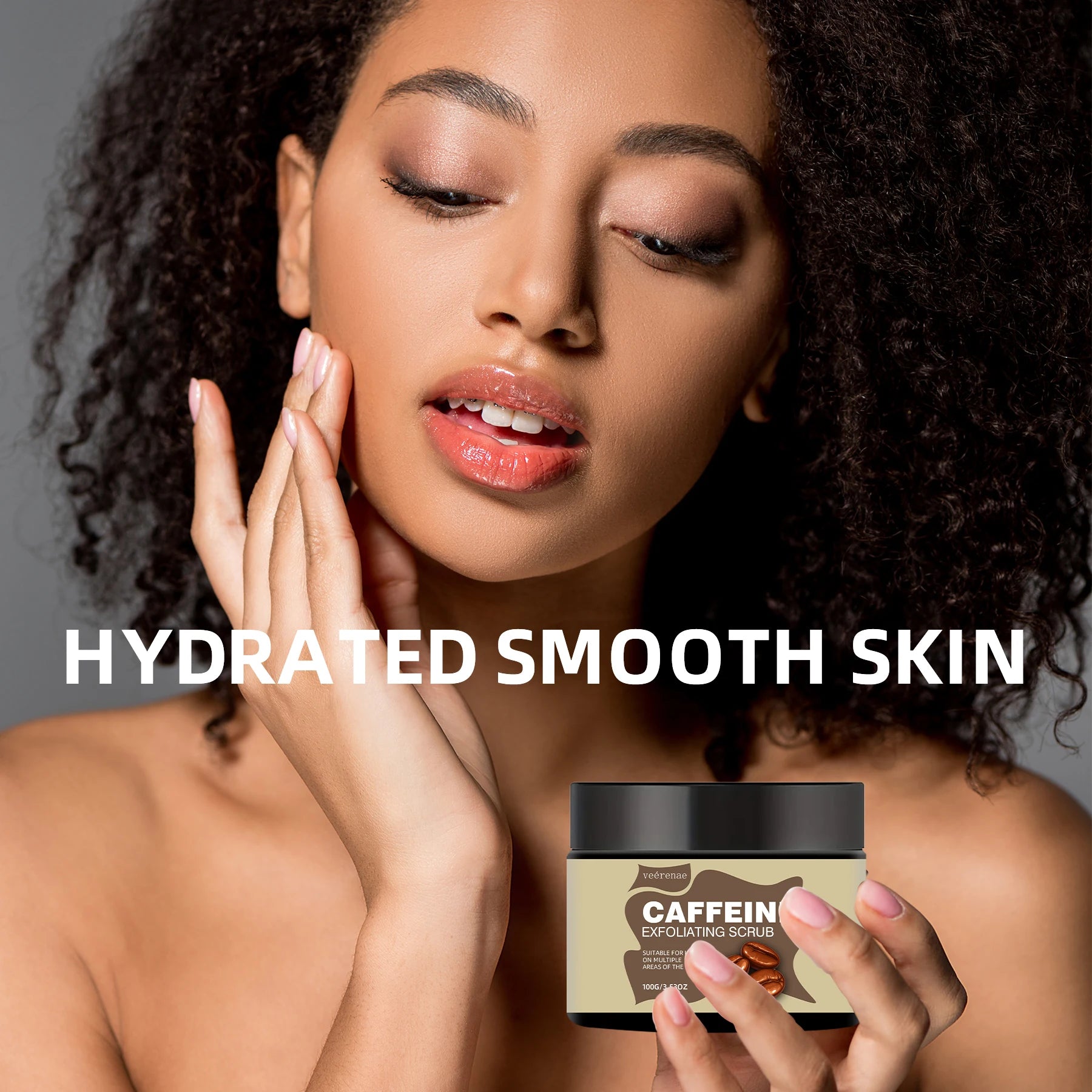 Veérenae Caffeine Exfoliating Face Scrub – All Skin Types