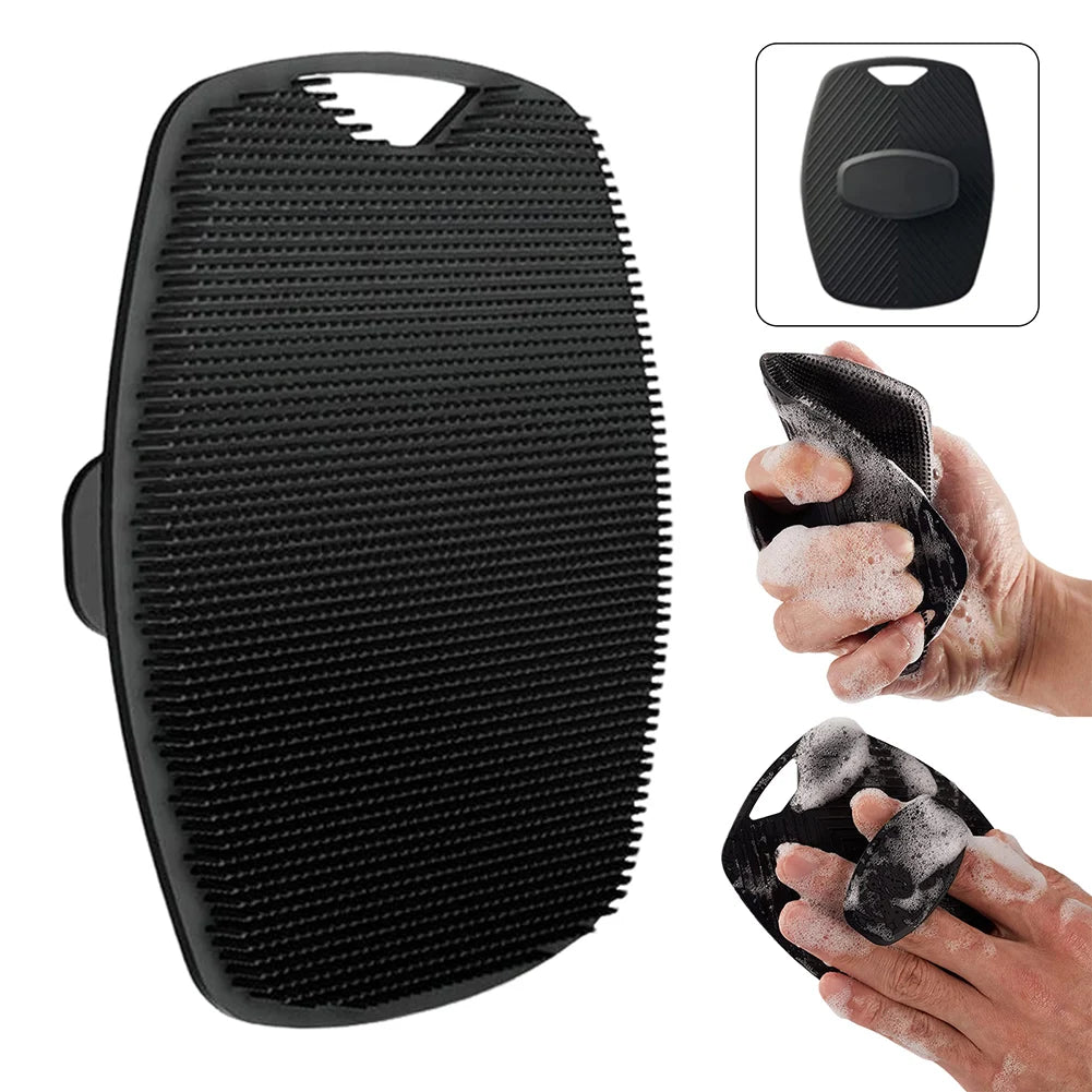 Soft Silicone Body Scrubber – Exfoliating Shower Brush