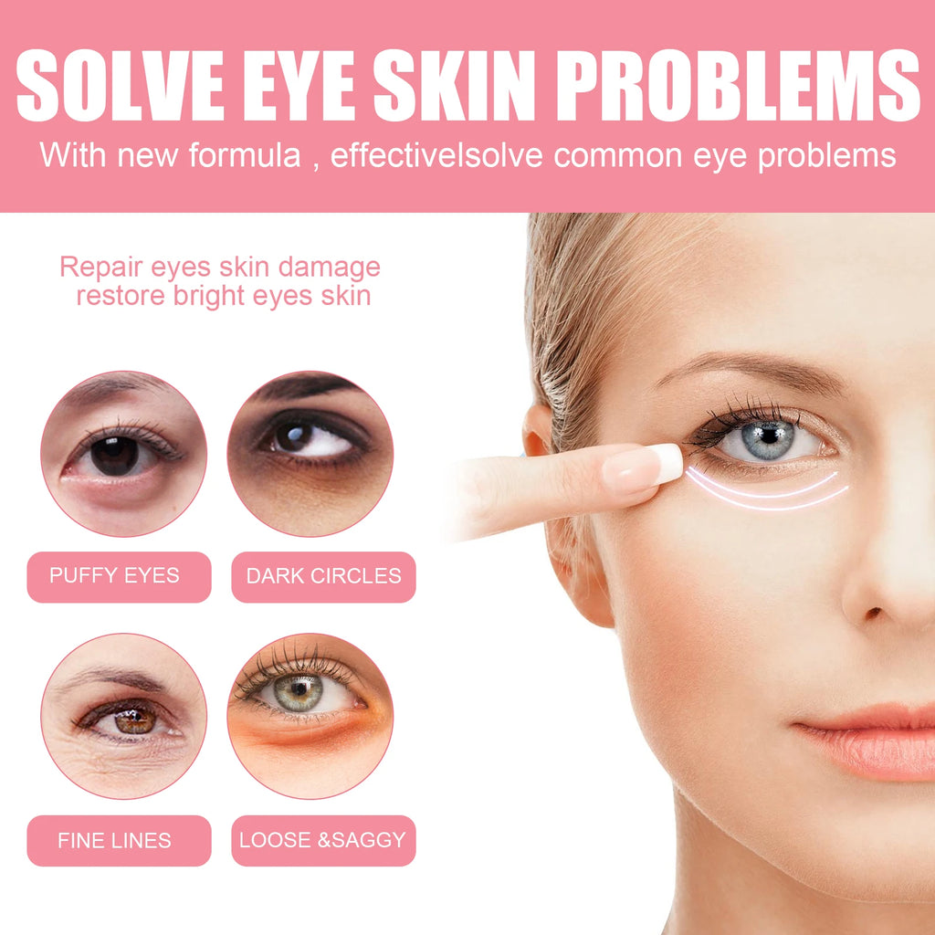 Women Extra Renewing Rosehip Eye Balm Face Lifting Moisturizing Balm Stick Fine Lines Removal Hyaluronic around the Eye Care15ml Oasis Select