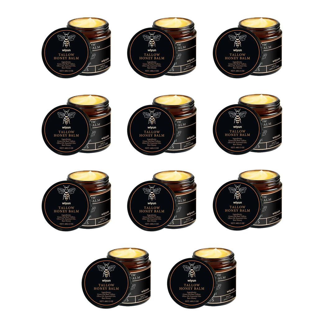 Organic Grass-Fed Beef Tallow Balm with Raw Honey Moisturizer Tallow Moisturizing Balm Oasis Select 660g