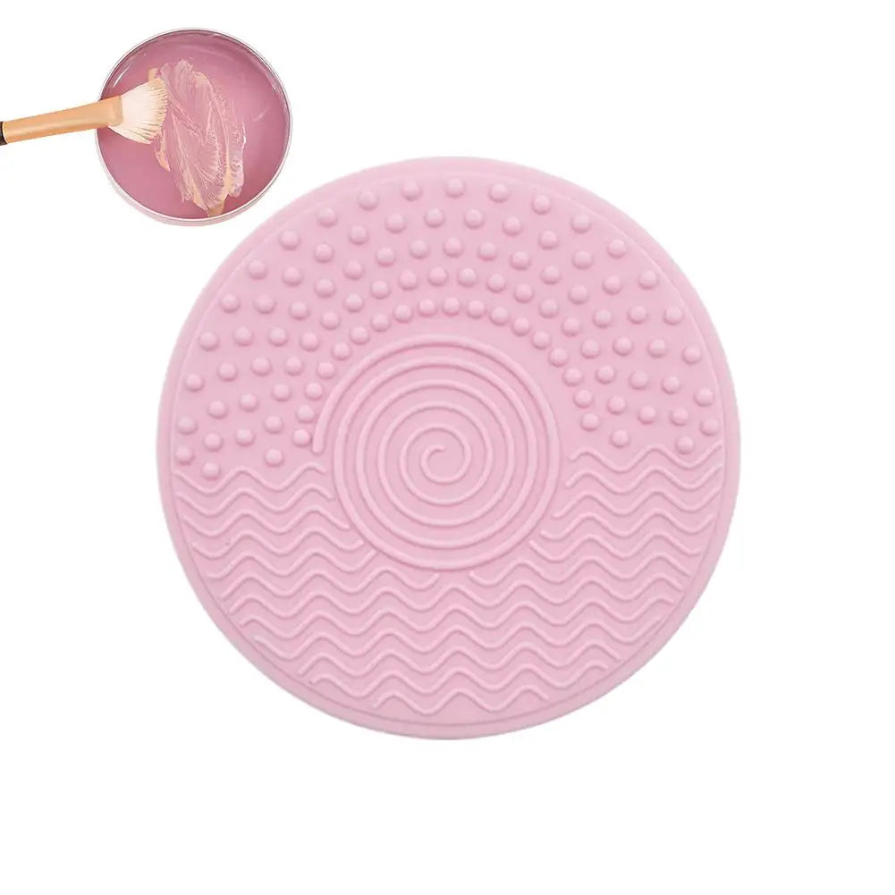 Makeup Brush Cleaner Soap /Silicone Mat, Deeply Cleans Cosmetic Color Removal for Synthetic & Natural Makeup Brushes & Sponges Oasis Select Silicone Mat