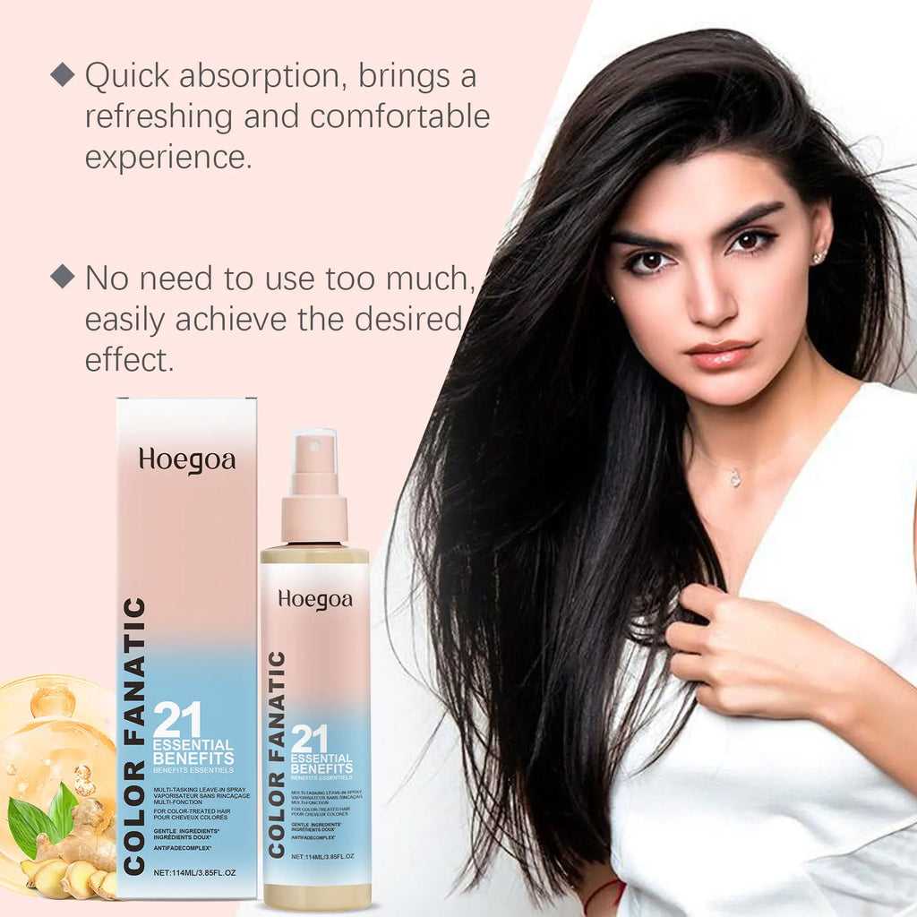 Hair Smoothing Spray For Perm Dyeing Damaged Hair Anti Frizzy Breakage Reduce Loss Deep Nourishment Straightening Hair Product Oasis Select