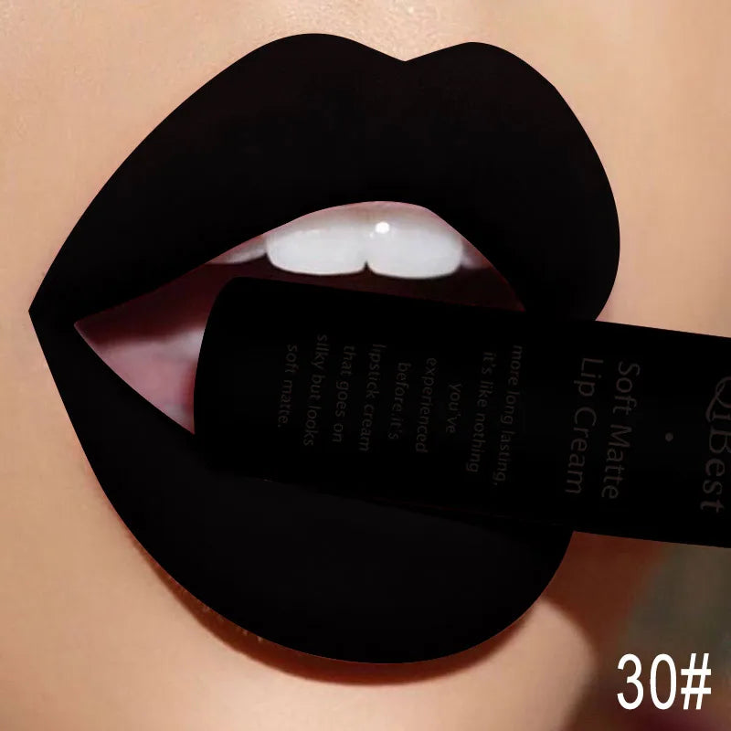 QIBEST Matte Liquid Lipstick – Waterproof Velvet Lip Tint