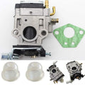 2026-WISH 4 Set 15Mm Carburetor Kit For Brush Cutter 43Cc 49Cc 52Cc Shredder Chain Saw Chainsaw Oasis Select Silver