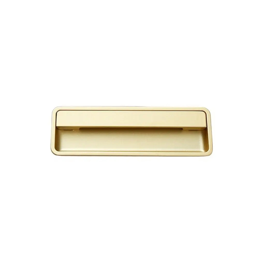 Aluminium Alloy Recessed Door Handle | Flush Cabinet Pull Knob