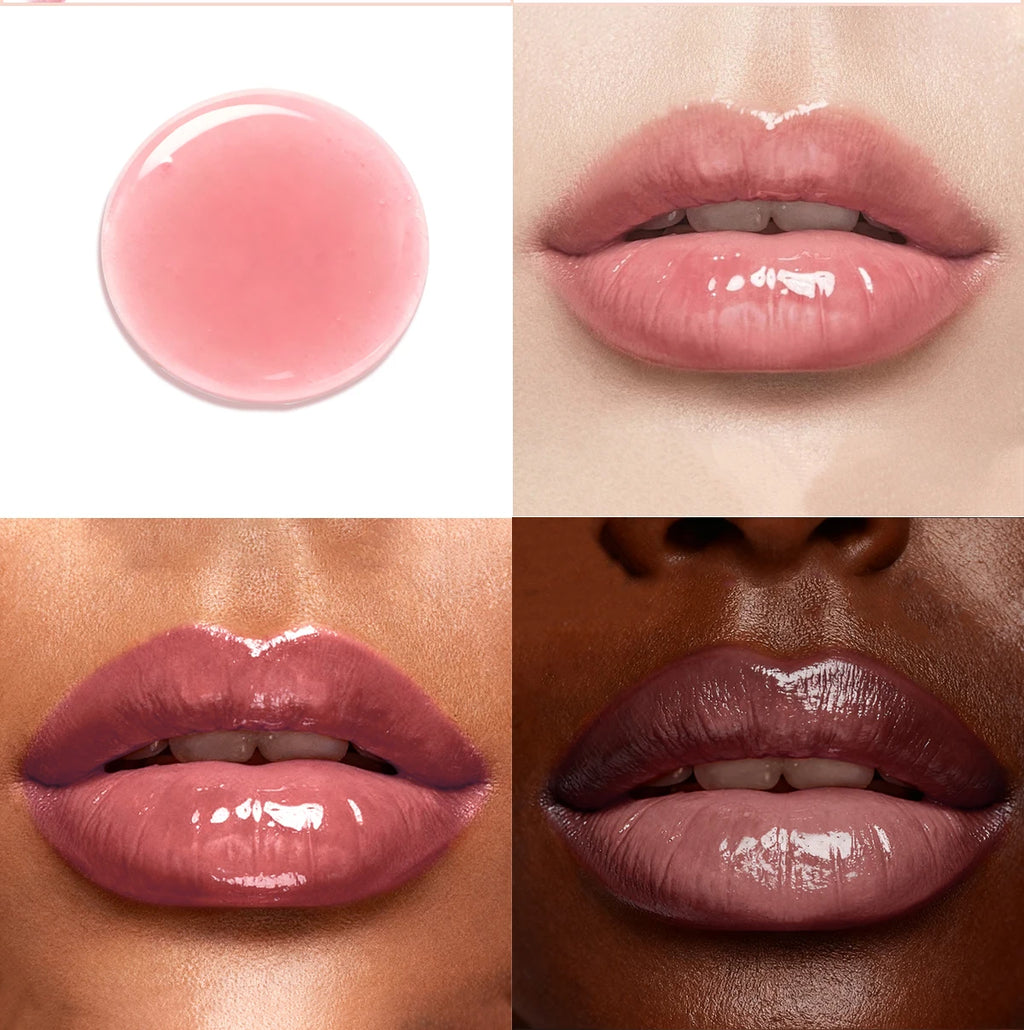 DUNUF 1PCS High-shine Lip Gloss Shimmer Pearlescent Lipstick Easy to Color Waterproof Sweat-proof Non-stick to Cup Non-fading Oasis Select