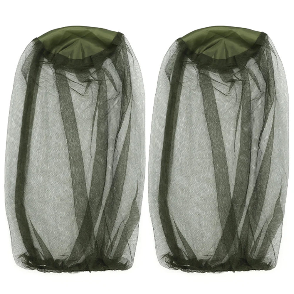 1/2 PCS Face Head Protector Anti Mosquito Insect Hat Net Bug Mesh Head Net Midge Net Hat Head Cover for Outdoor Camping Fishing Oasis Select 2 Pcs france