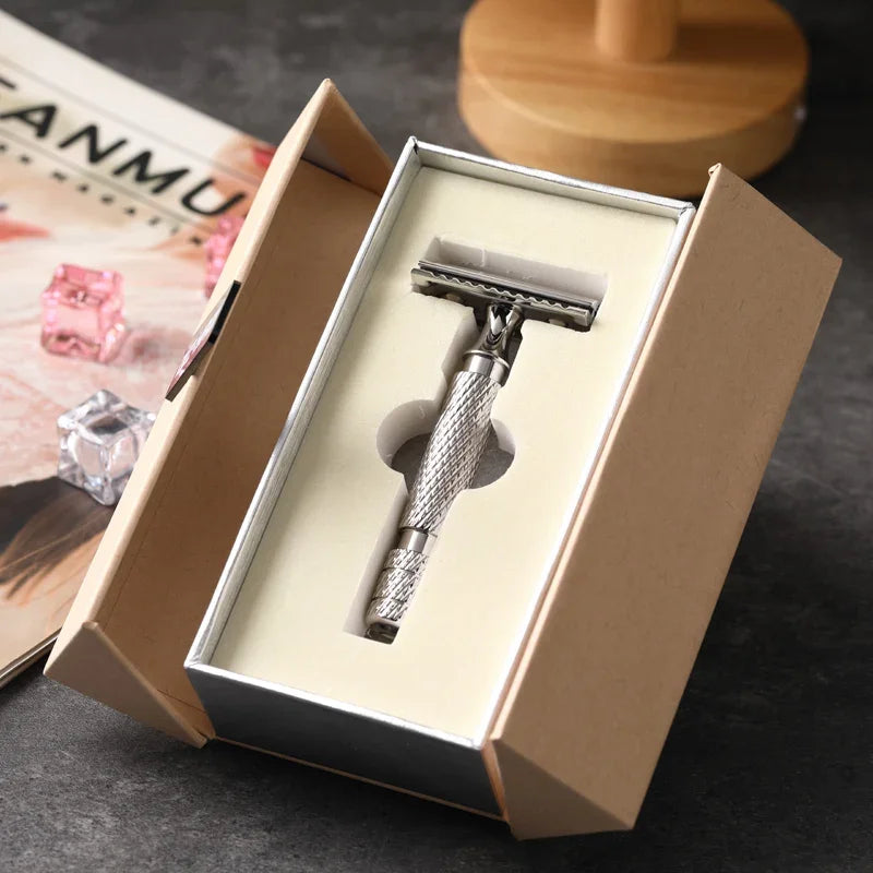 2026 New Arrival！Yaqi PILOT Stainless Steel Safety Razor Comfortable Shaving Oasis Select