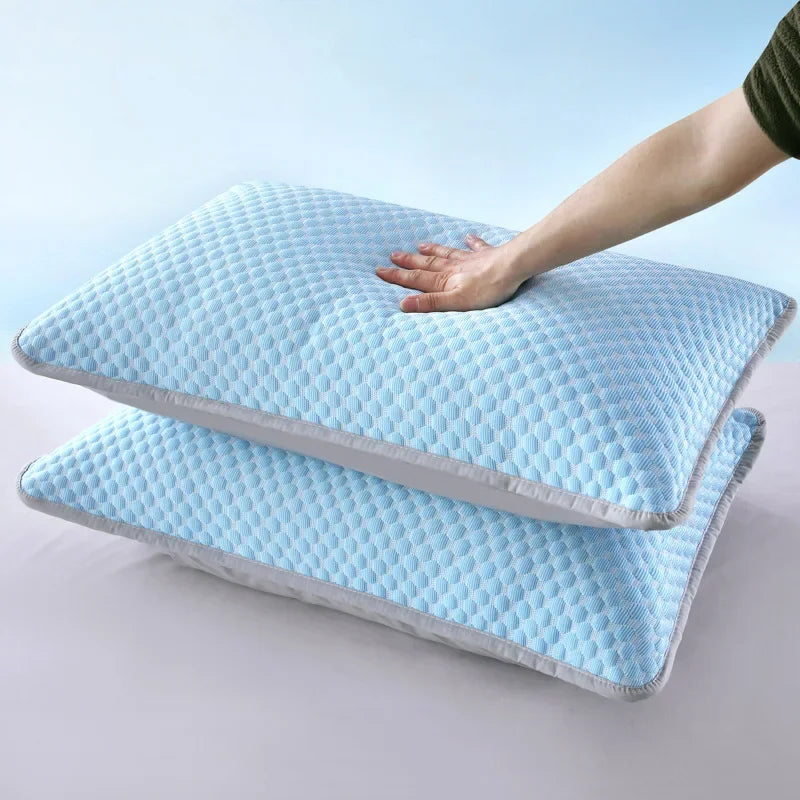 Cooling Pillowcase Covers Ice Silk Soft Breathable Summer Pillow Cases Machine Washable for Dorm Home Bedroom Use Smooth Fabric Oasis Select