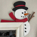 Christmas Decoration 2025 1pc Santa Clau Christmas Door Corner Decoration Diy Stitching Creatives Home Decor Colgante De Navidad Oasis Select Snowman