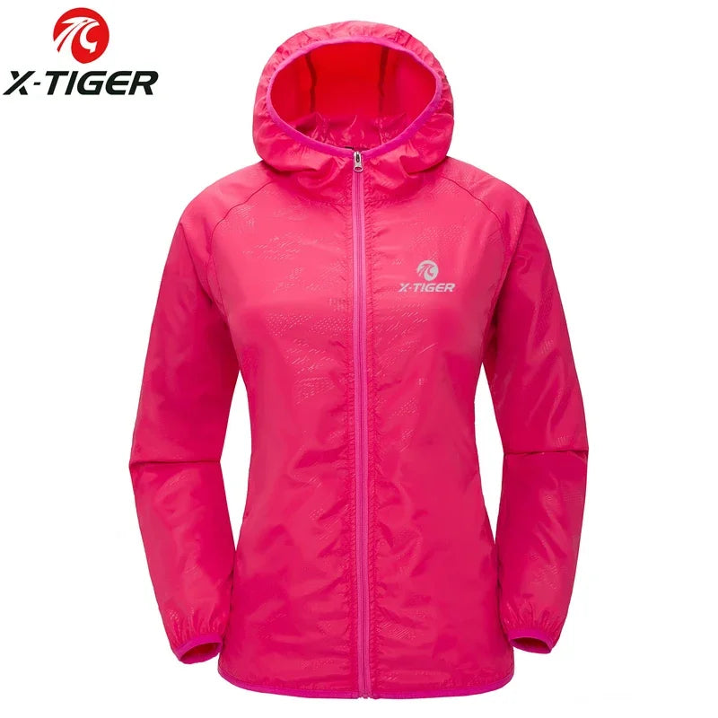 X-TIGER Windproof Reflective Cycling Jersey MTB Bike Bicycle Windcoat Super Light Sunscreen Hiking Jacket Cycling Sports Clothes Oasis Select XM-CGY-16209 XXXL