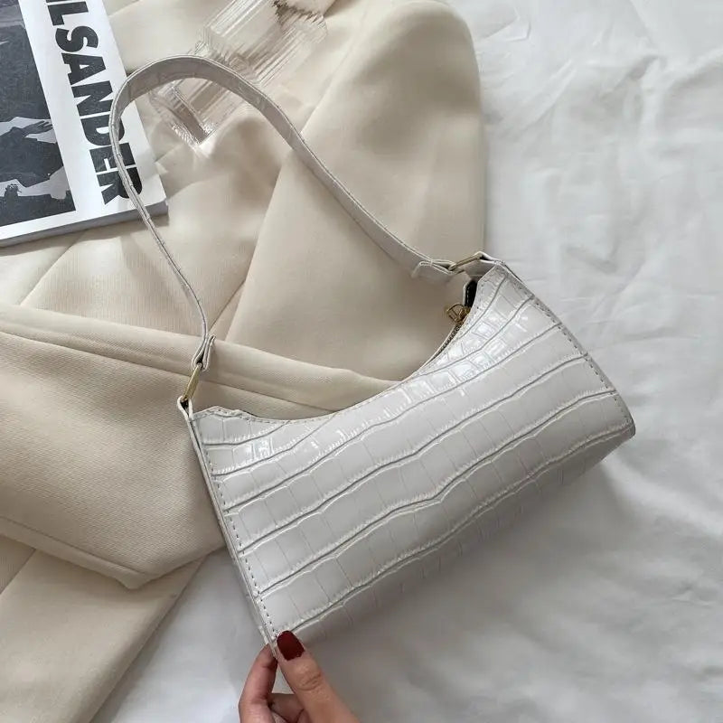 Women's PU Leather Underarm Bag – Retro Shoulder Tote Clutch