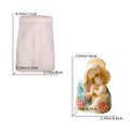 Virgin Mary Baby Jesus Silicone Mold 3D Religious Candle Soap Resin Mold Rose Accents Sacred Heart Easter Christmas Home Decor Oasis Select White