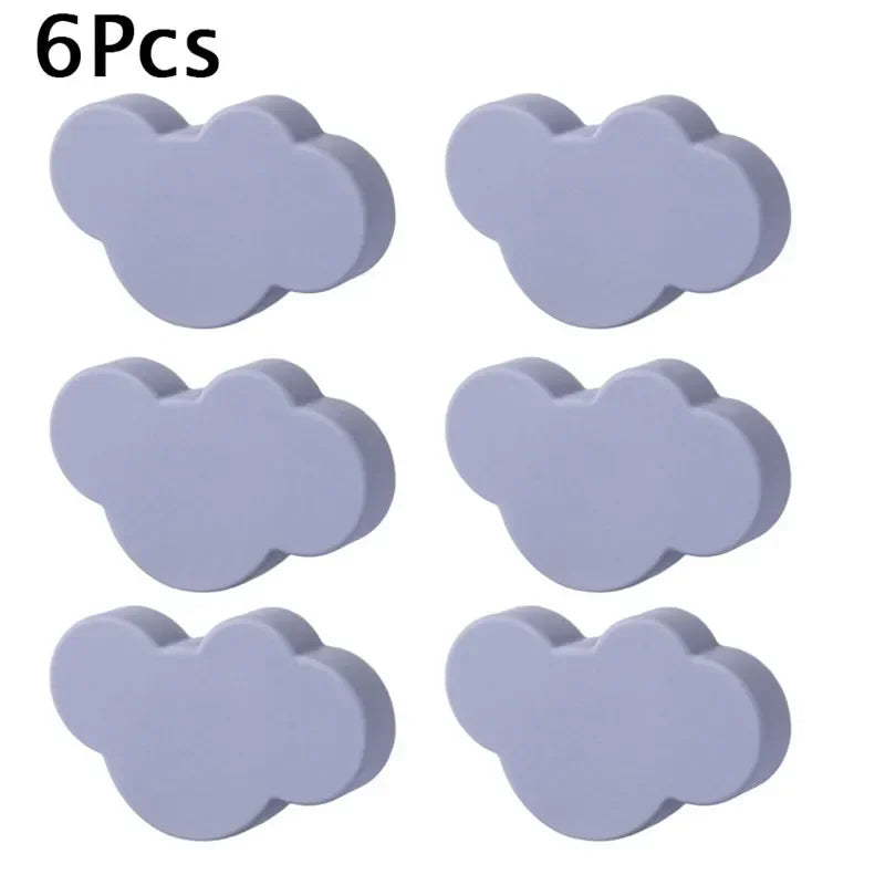 2/4/6/10Pcs Cartoon Furniture Handles Children Room Knobs Handles for Cabinets Drawer Pull Handle Door Knob for Cabinet Pulls Oasis Select grey 6pcs 54x36mm