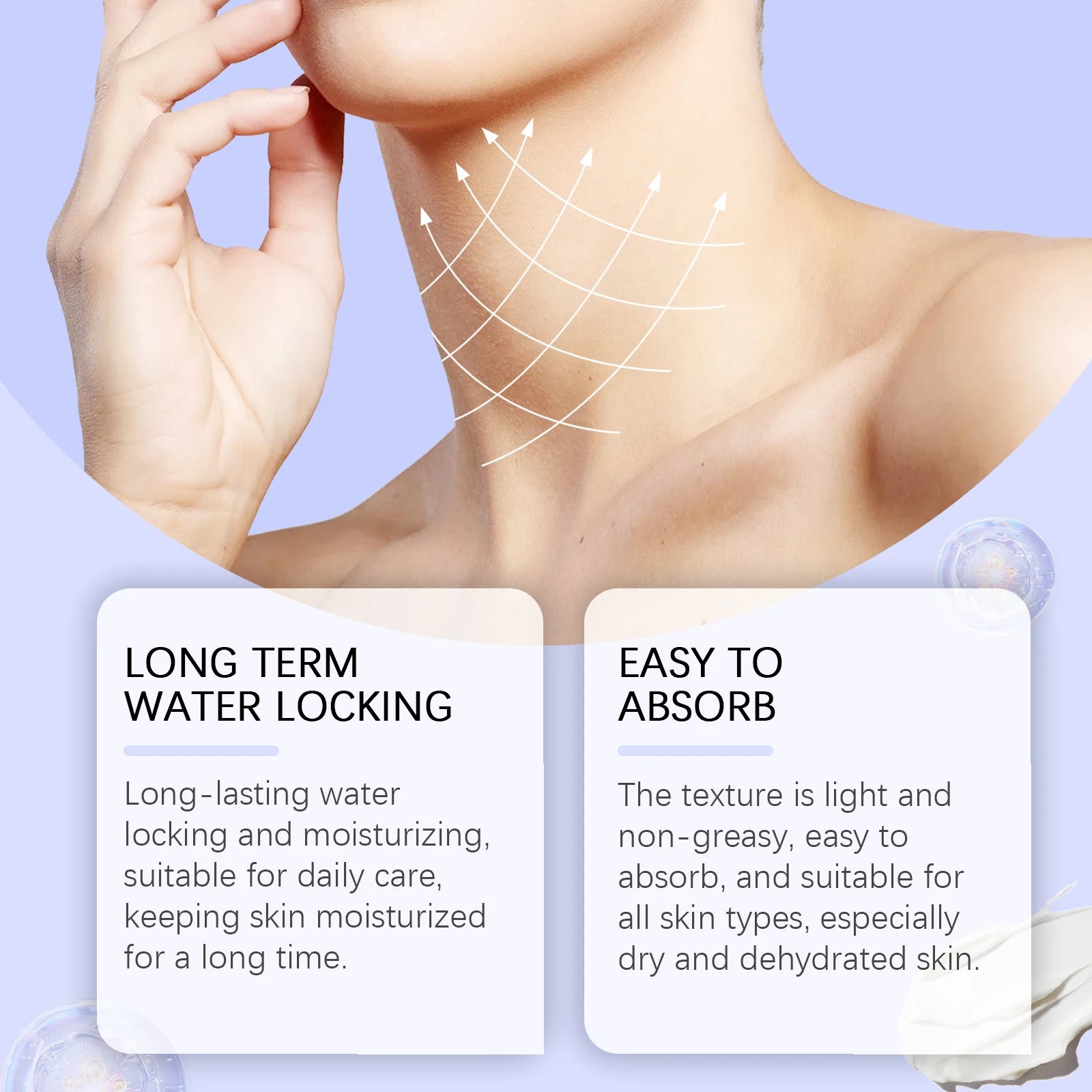 Tighten Lift Neck Cream Firming Reduce Fine Lines Brightening Nourish Smoothing Lasting Moisturize Neck Rejuvenation Care Lotion Oasis Select