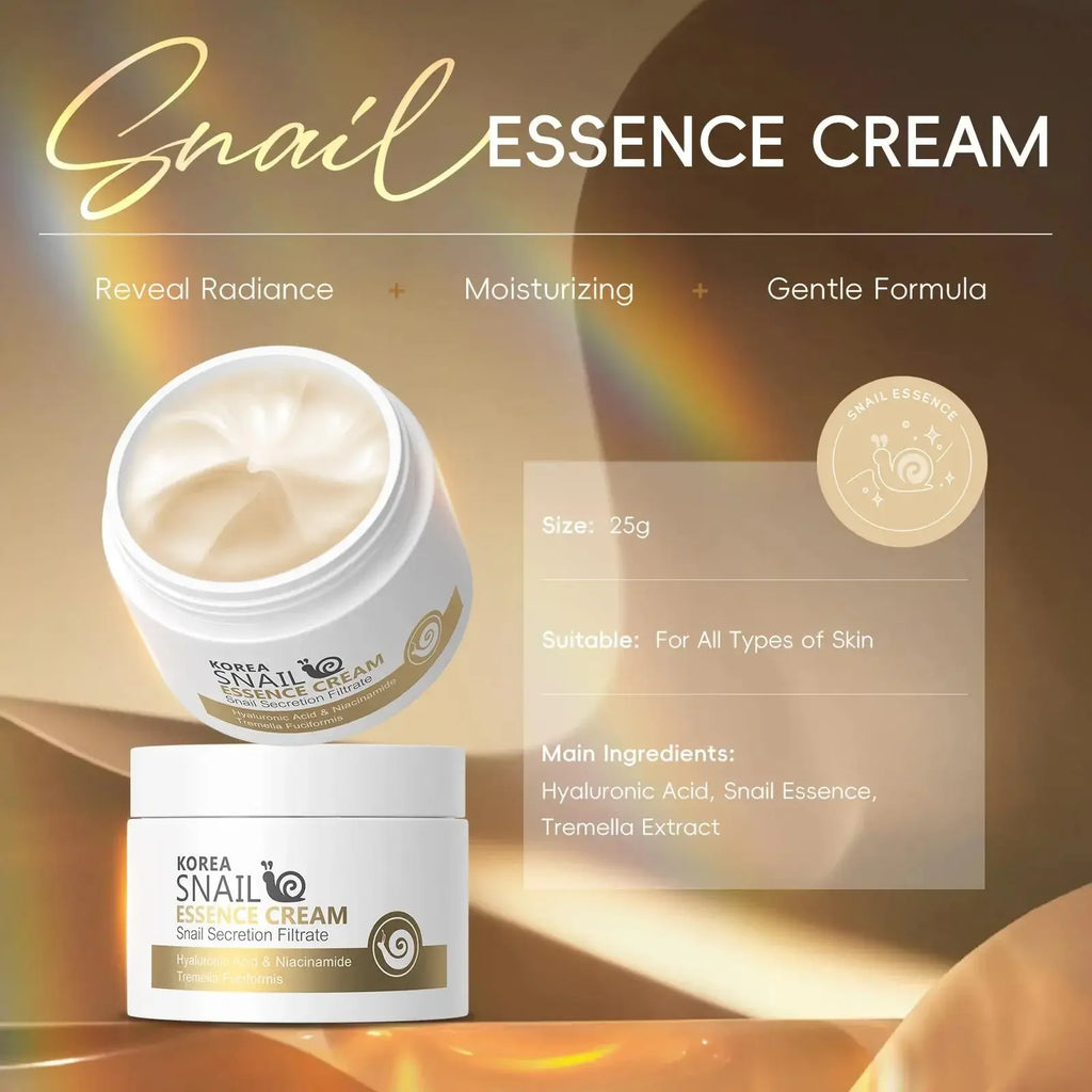 LAIKOU Snail Mucin Face Cream 25g – Hydrating & Firming